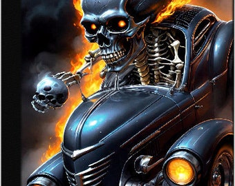 Skeleton Driving, Classic Car