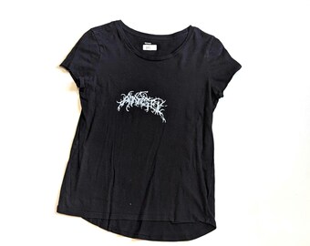 Medium tee | angel screen print