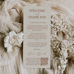 Modèle de menu de mariage en terre cuite | marque-places orange bohème pour mariage | La rouille vous remercie carte de visite | marque-places pour menu de mariage | Modèles modifiables