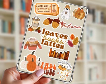 Fall Kindle Insert | Cozy Autumn E-Reader Decor (Digital Download)