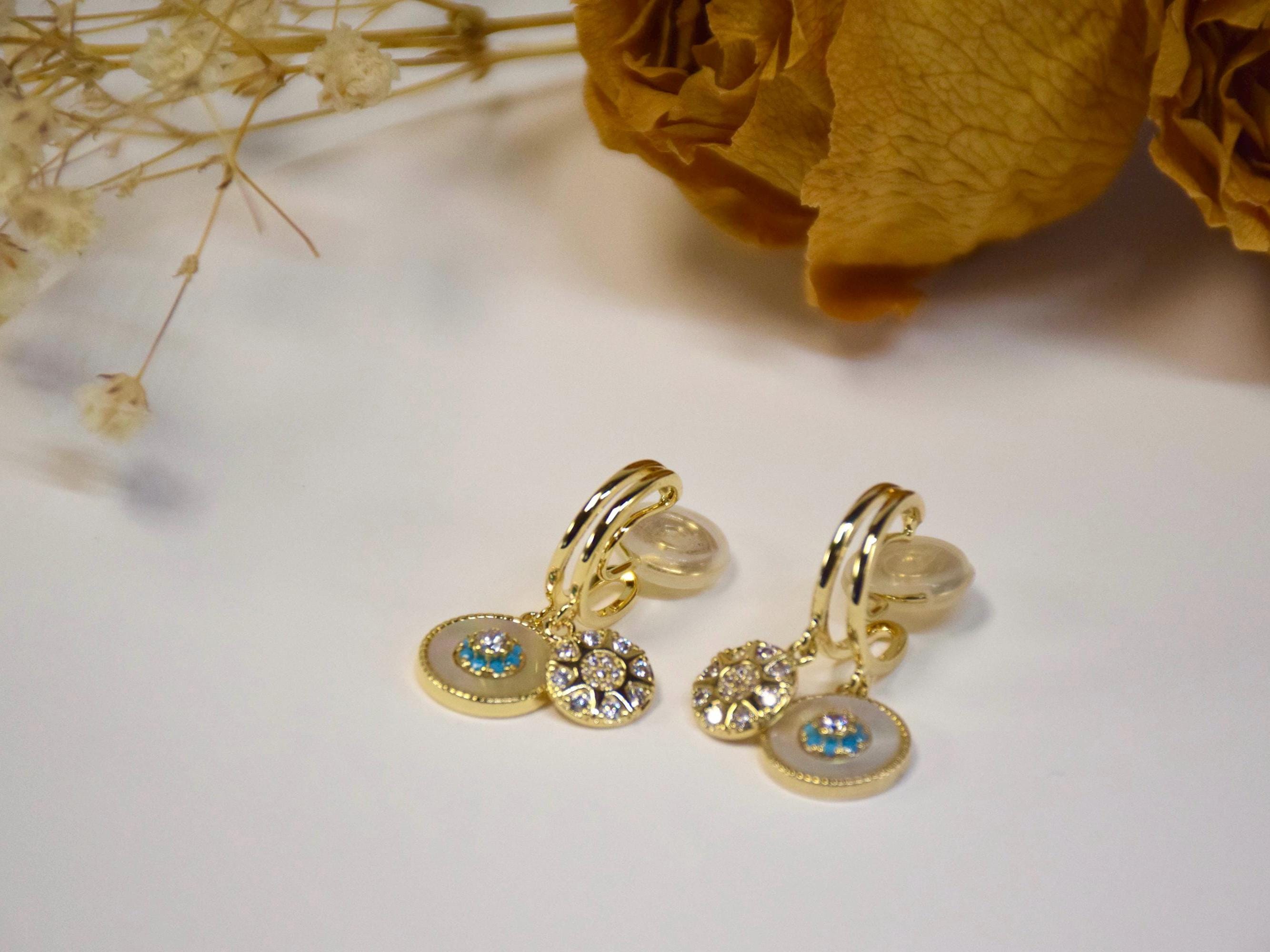 86 Paires De Boucles D'oreilles Strass Cristal - Dos Plat 22mm, Argent, Pour Cadeau