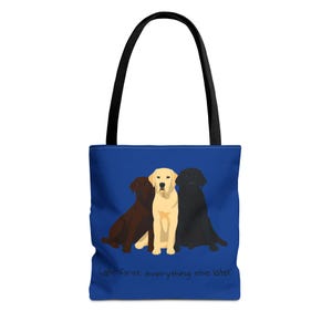 Cute Dog Lover Tote Bag Lets First, Everything Else Later  Pet Owner Gift, Animal Lover Accessory, Stylish Shopping