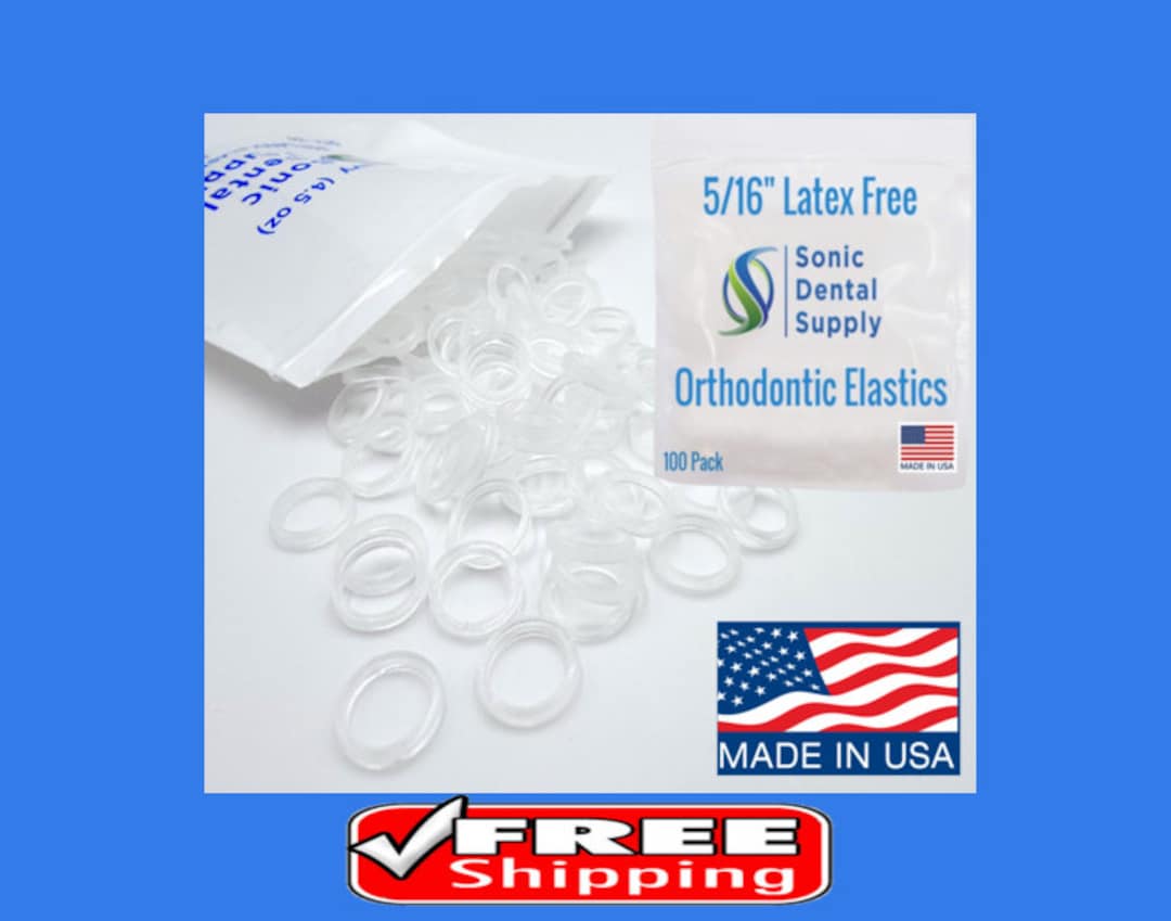 1000Pcs ZOO Pack Dental Orthodontic Rubber Bands Latex Elastic Ligature