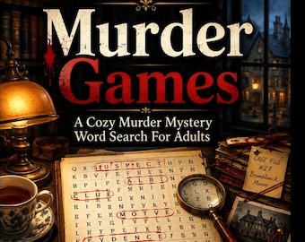 Jogos de Assassinato - 100 Caça-Palavras de Mistério de Assassinato - Quebra-cabeças de Lógica e Crime para Detetives