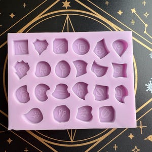 FFXIV resin job MINI Stone mould silicone mold ffxiv soul crystal mold job stone mold ffxiv mold crystal mold ffxiv ice tray mini stone