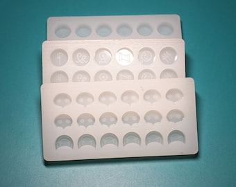 FFXIV  MINI symbol mould Ffxiv sign mold silicone mould resin mold ancient mold crystal mold ice mold wax mold FFxiv mark mold
