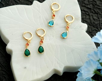 Howls Earrings, Green zircon Howl Jewelry, Anime earrings,cospaly earrings,christams gift,gift for him/her,anime jewelry,howl jewelry