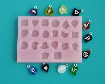 FFXIV resin job MINI Stone mould silicone mold ffxiv soul crystal mold job stone mold ffxiv mold crystal mold ffxiv ice tray mini stone