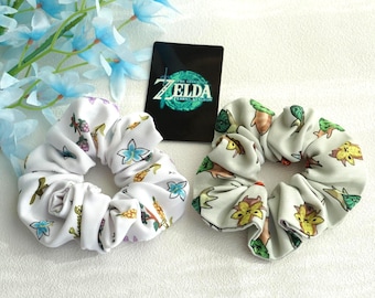 Handmade Zelda scrunchies,LOZ scrunchie,LOZ GIFT, gamer gift,gamer scrunchies,gift for her,zelda hair accesory