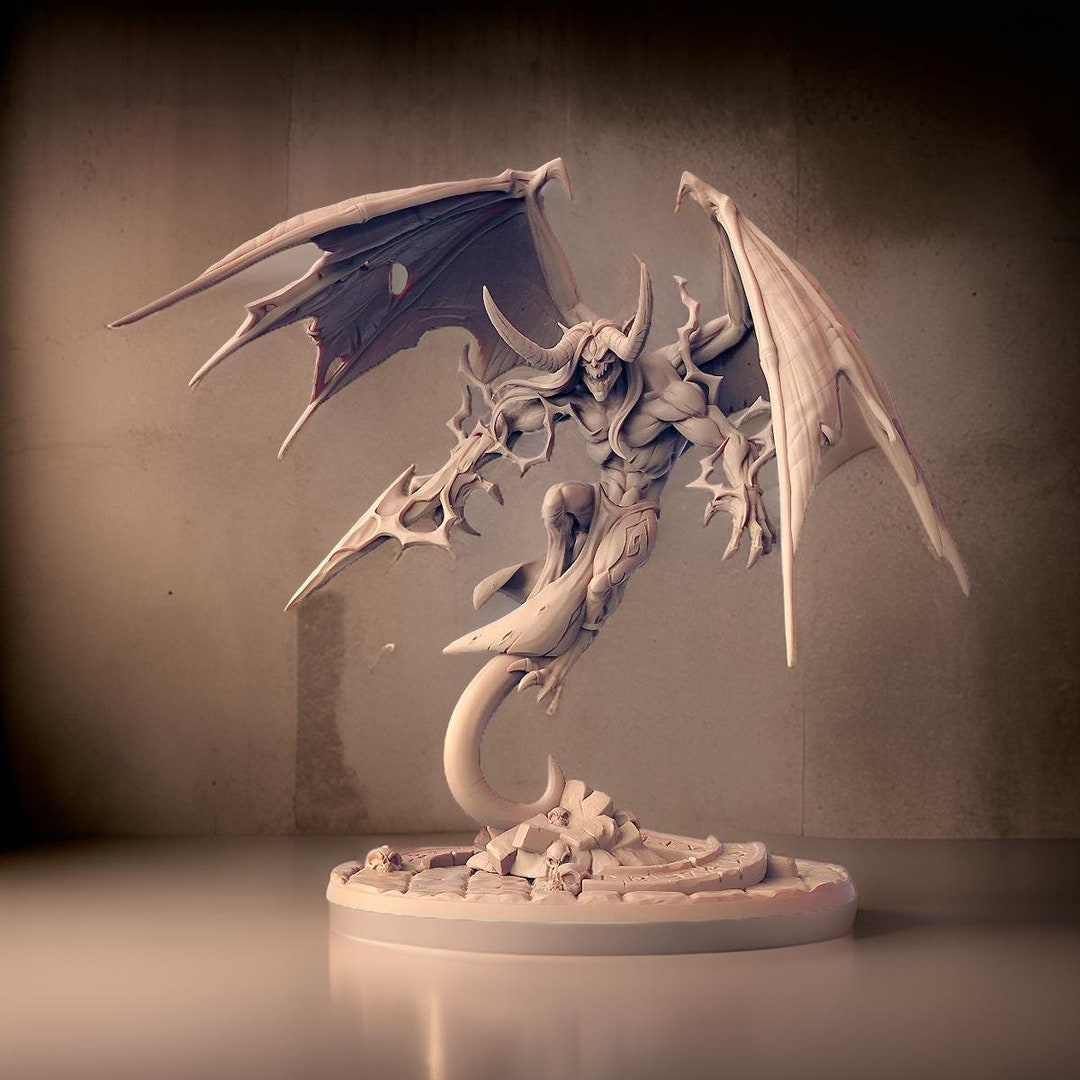 Azrath Chosen of Tialevor Epic Fantasy Miniature High-quality Resin ...