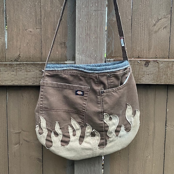 Reworked Brown Dickies Tote Bag