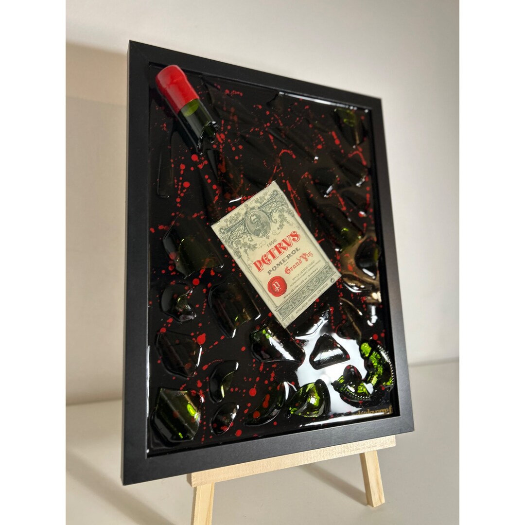 Petrus Red Wine Painting Etsy