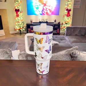 Butterfly Stanley Tumbler Cup Charm – Beyond Brave Studio