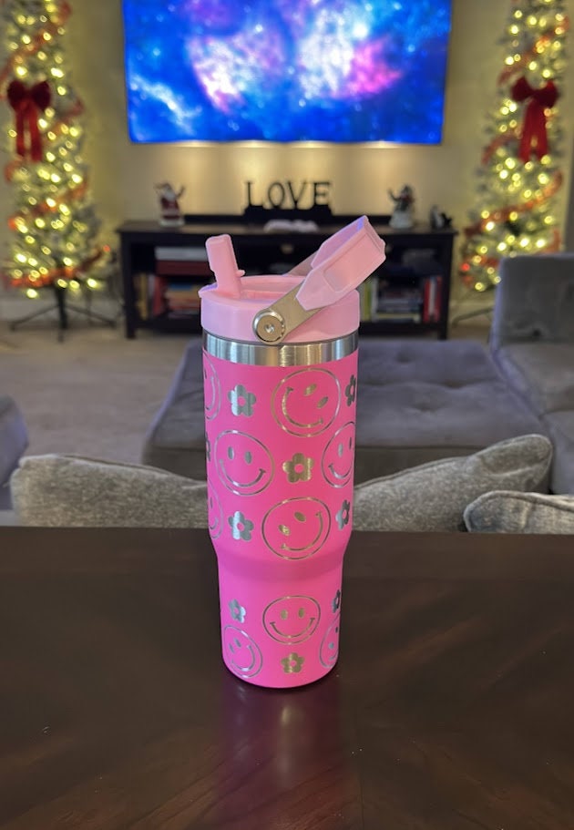 Hot Pink Stanley Flip Straw - Etsy