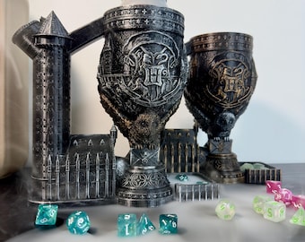 Wizard Castle Dice Tower and Can Holder: Tabletop Gaming Decor