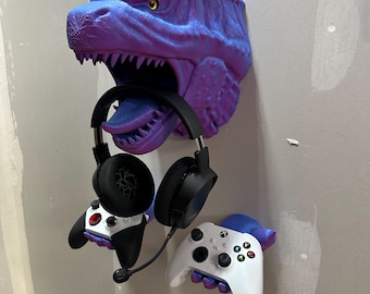 Epic Monster Gaming Wall Mount Holder for Headphones & Controllers