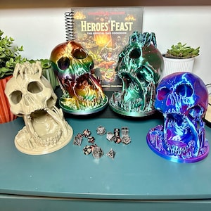 Skull Dice Tower | Desert Skull Dice Tower For D&D | Dnd Dice Tower | Wicked Cool Dice Tower | Unique Dice Tower | Role Playing Dice Tower