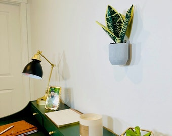 Contemporary Home Plant Decor | Indoor Wall Planter  | Planter with Removable Drip Tray | Wall Planter | Wall Planter with Hidden Drip Tray