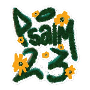 Psalm Bubble-free stickers