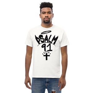 Psalm 91 Klassiek heren-T-shirt