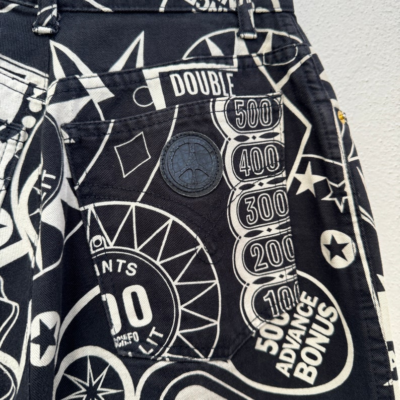 Pantaloni Moschino Jeans vintage Pinball Casinó immagine 6