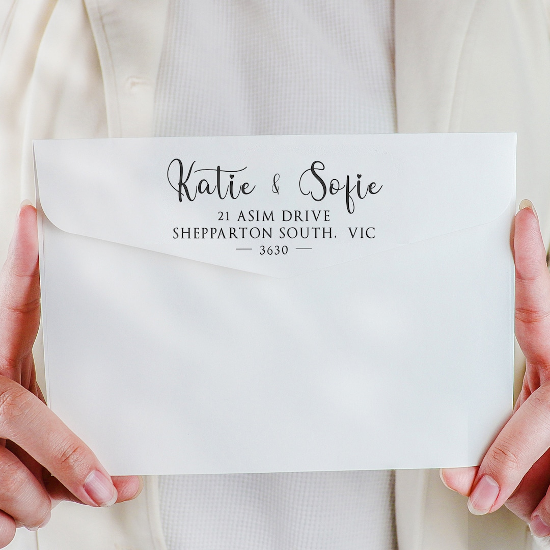 Custom Rubber Address Stamp Selfinking Personalized Return Address