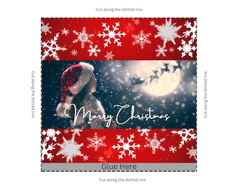 Chocolate Wrapper Christmas - PNG and PDF