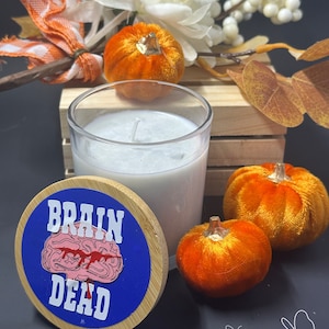 Brain Dead: 6 Oz Coffee Scented Soy Wax Jar Candle