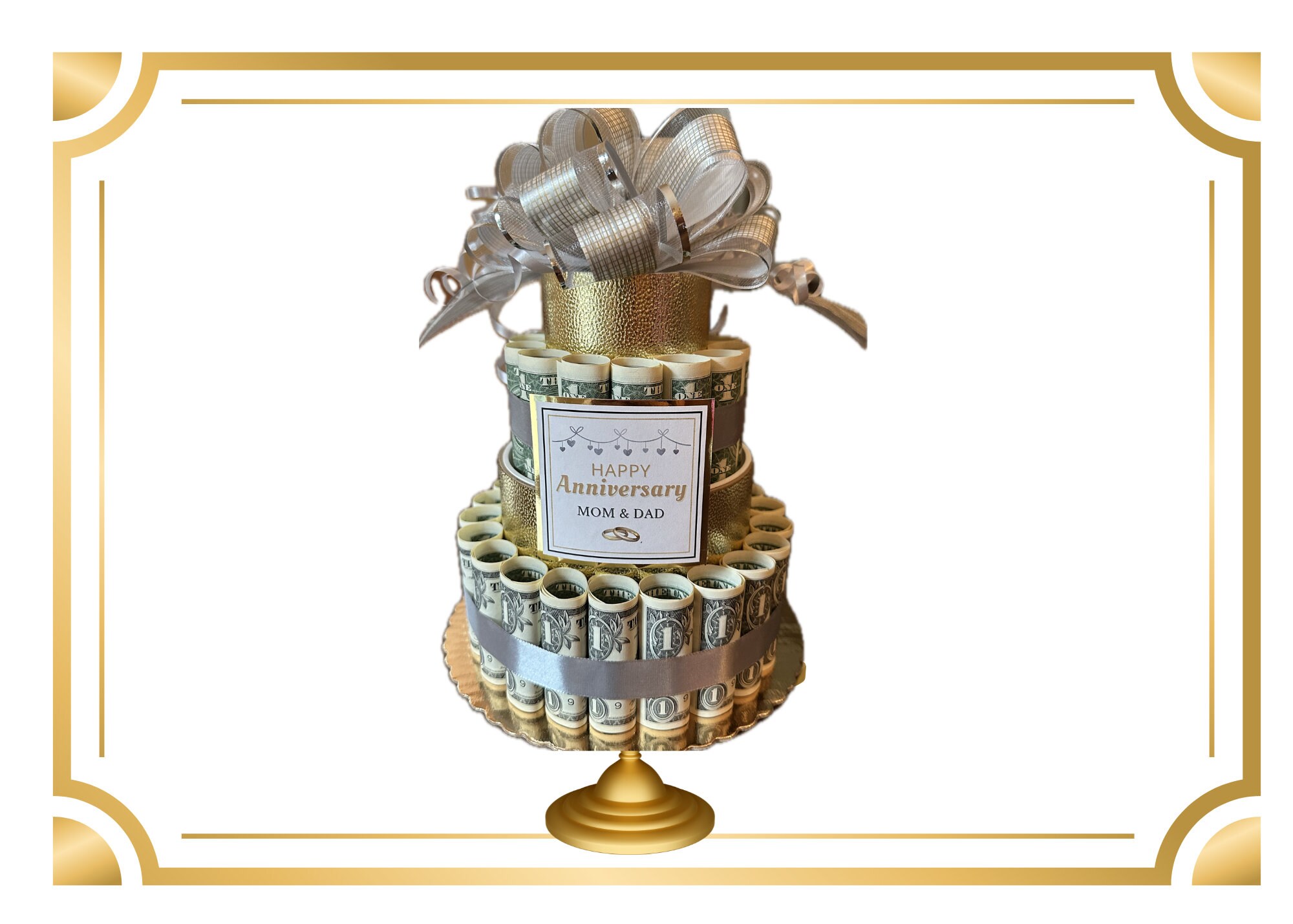 Money Cake Kits birthday, Graduation, Anniversary DIY Easy to Assemble