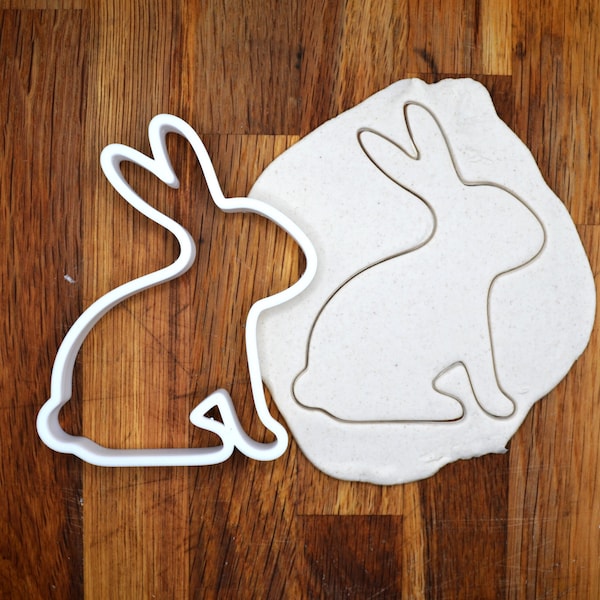 Easter Rabbit Bunny Cookie Cutter Easter Baking  Fondant Cutter