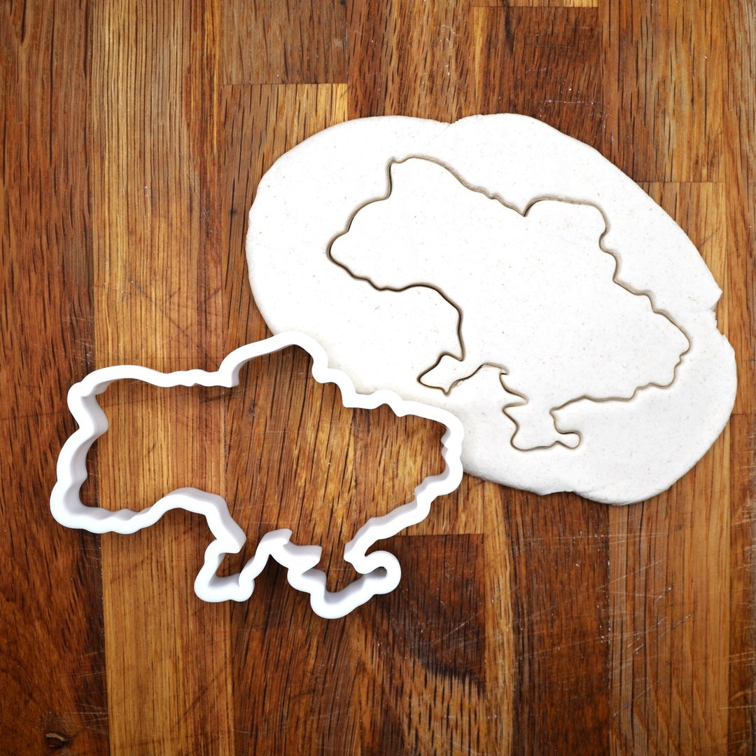 Ukraine Cookie Cutter Ukrainian Country Outline Fondant Baking Gift Etsy