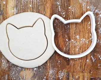 Cat Cookie Cutter Kitten Face Head Gift Fondant Cutter Clay Cutter Gift for Cat Lovers