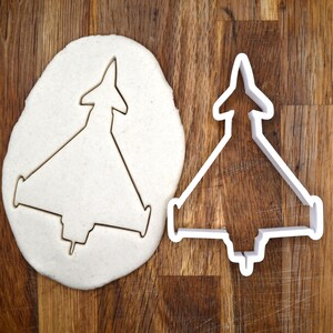 Eurofighter Typhoon Fighter Jet Cookie Cutter Military Air Force Jet Christmas Cutter