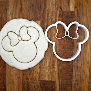 Girl Mouse Head Face Cookie Cutter, Fondant Cutter, Christmas Clay Cutter
