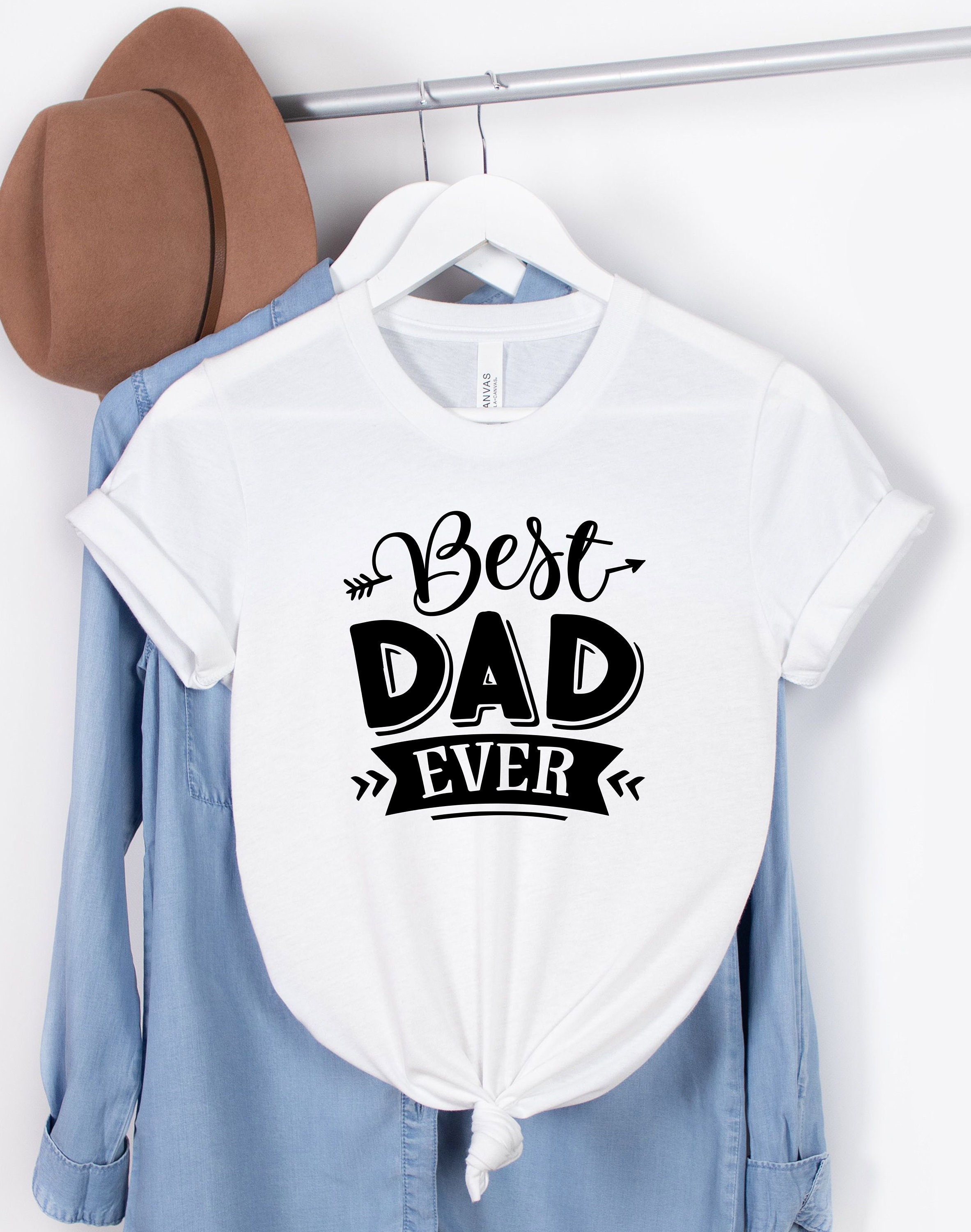 Maglietta Personalizzata Unisex In Cotone Best Dad Ever Con - Foto 13
