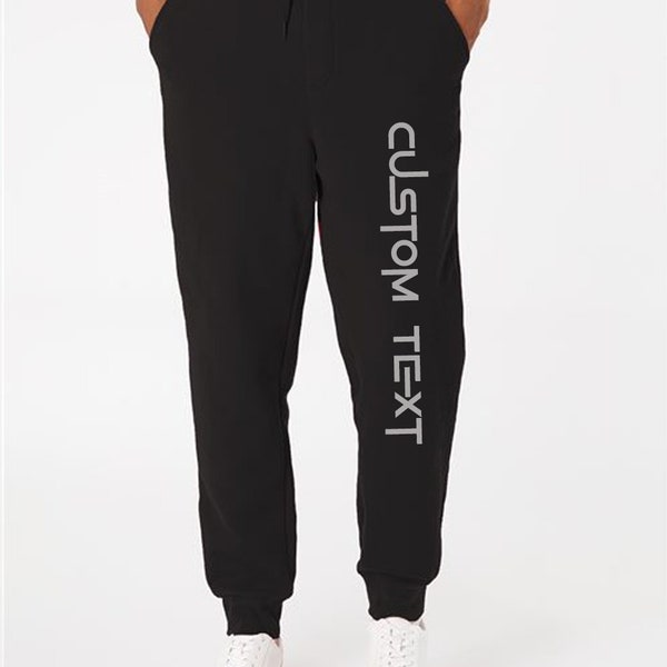 Custom JOGGERS for Men, Women, Youths, Toddlers | Custom Sweatpants | Your Texts, Designs on your Pants