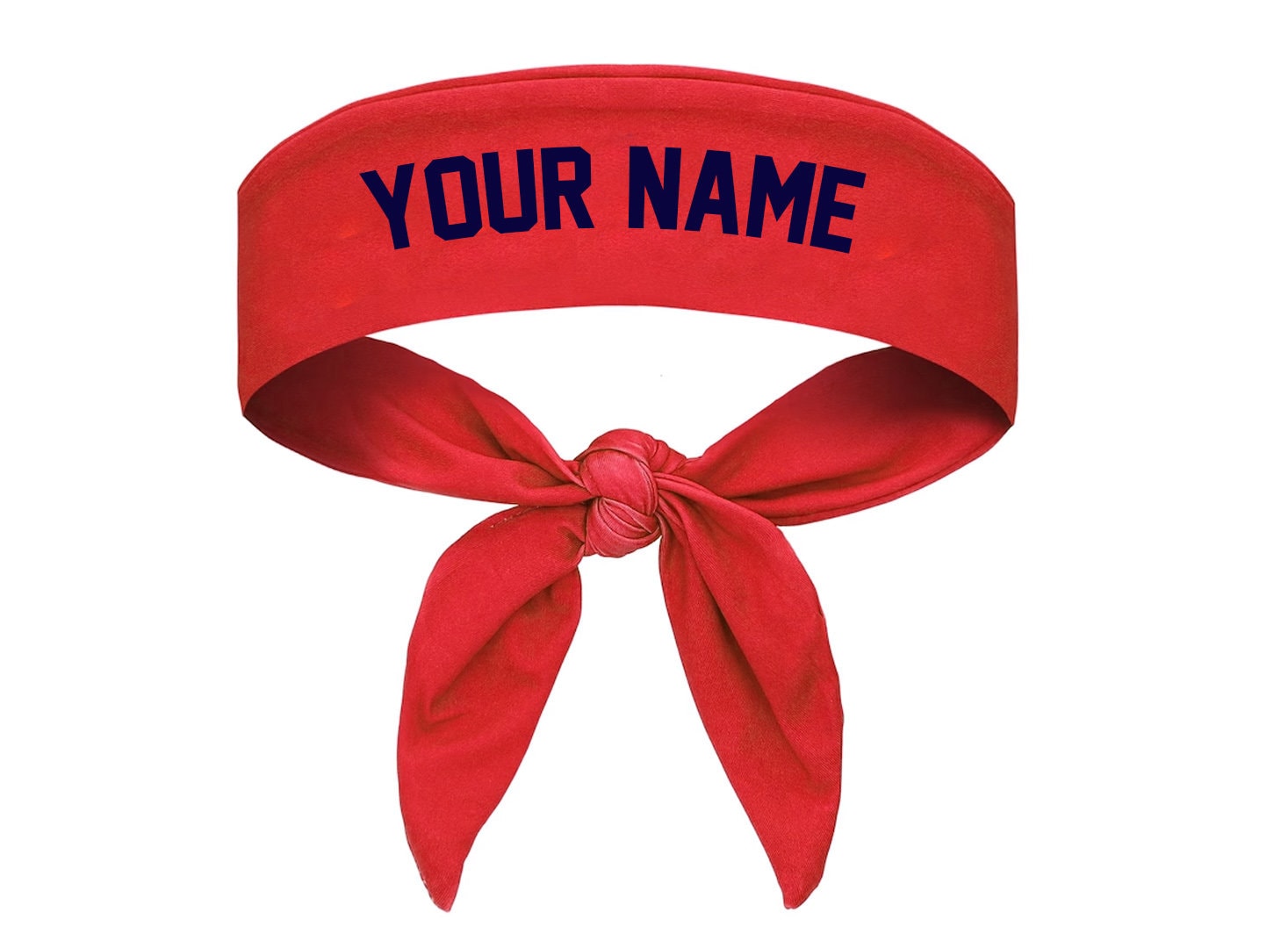 Custom Tie Headbands for Sports, Events, Parties