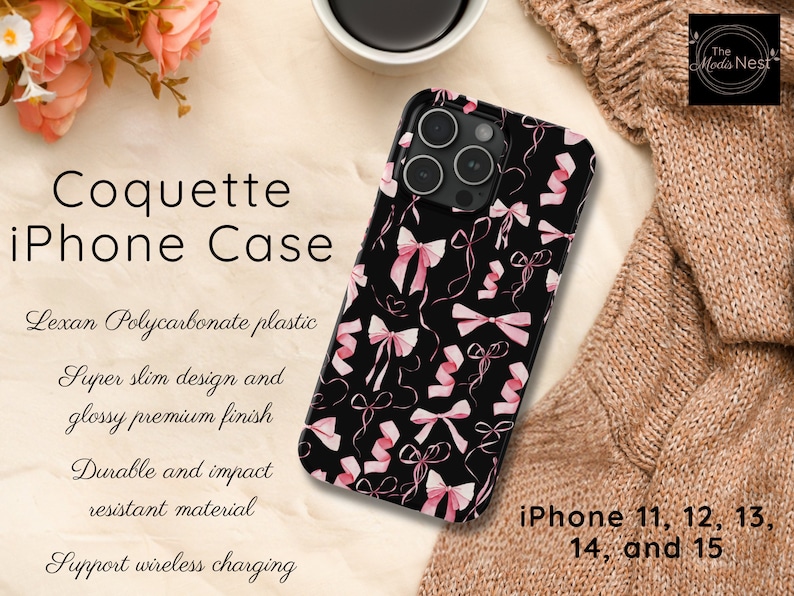 Coquette Phone Case Elevate Your Style With This Trendy and Girly