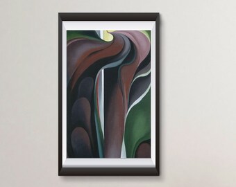 Jack-in-the-Pulpit No. IV-Georgia Totto O'Keeffe, Wohnkultur, amerikanischer Modernismus, Gicleefeindruck, klassische Kunst, kundenspezifisch in verschiedenen Größen