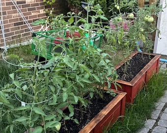 Cedar Planter Box with Legs 40" x 13", Raised Garden Bed for Herbs & Flowers, Veteran Made