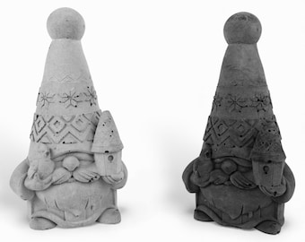 Pom-pom - Concrete Gnome | Garden Gnome | Christmas Decoration | Handworkz