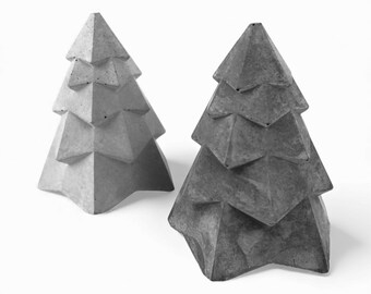 Pläät - Concrete Christmas Tree | Grey | Anthracite | Christmas | Christmas Table Decoration | Christmas Decoration | Handworkz
