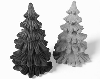 Gran - Concrete Christmas tree | Grey | Anthracite | Christmas | Christmas table decoration | Christmas decoration | Handworkz