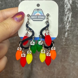 Christmas Lights Earrings