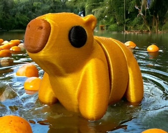 3D-geprint capibara-fidgetspeeltje