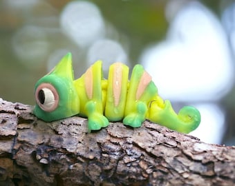 3D Printed Articulated Baby Chameleon