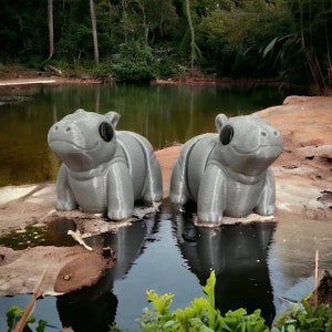 3D Printed Articulated Hippo
