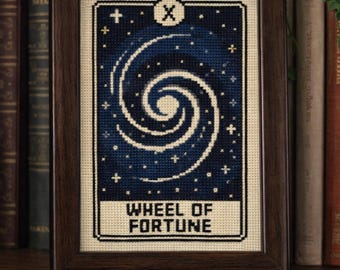 Tarot Card Cross-Stitch Patterns Major Arcana Part 1: Cards 0 - 10 I Digital PDF