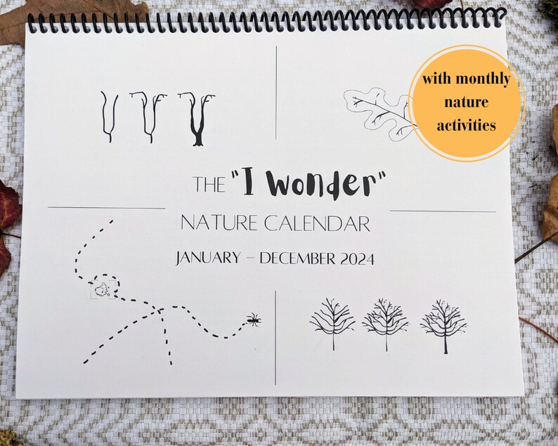 Nature Study Journal Calendar of Firsts Charlotte Mason Etsy