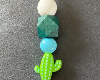 Cactus Themed Keychain